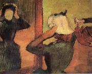 Edgar Degas Cbez la Modiste oil painting on canvas